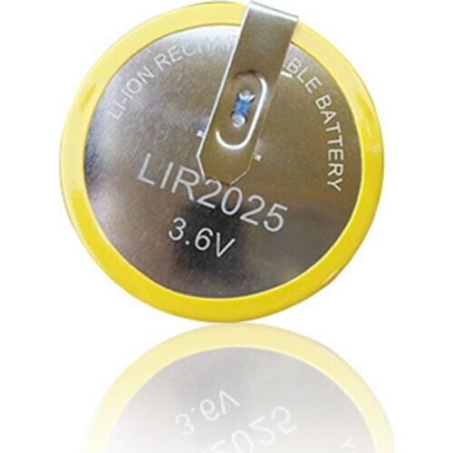 LIR2025 Rechargeable Battery 3.6V Remote Car Key Shell Cover Button Battery For E46 E39 E36 E38 E34