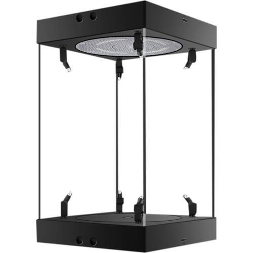 High 20cm/30cm Internal Height Transparent Box Spotlight Acrylic Display Case With Turntable Base For Action Figure Model