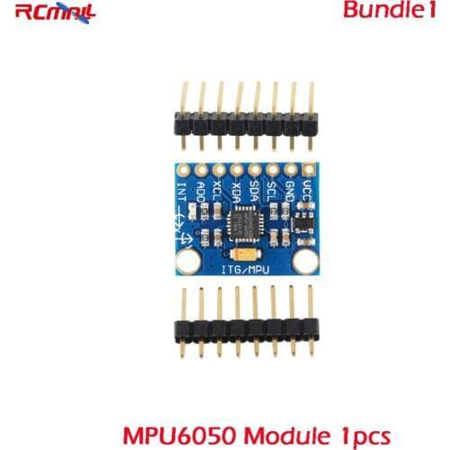 RCmall 1/5pcs MPU6050 MPU-6050 6DOF IMU Breakout Break-out Board for Arduino Uno GY-521 FZ0120