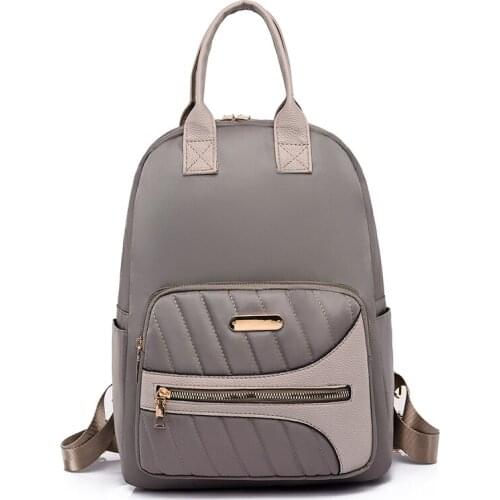 Fashion Women Backpacks Korea Style Design 13' Laptop Bag Female Waterproof Nylon Shoulder Back Bag Daypack School Teenage Girls