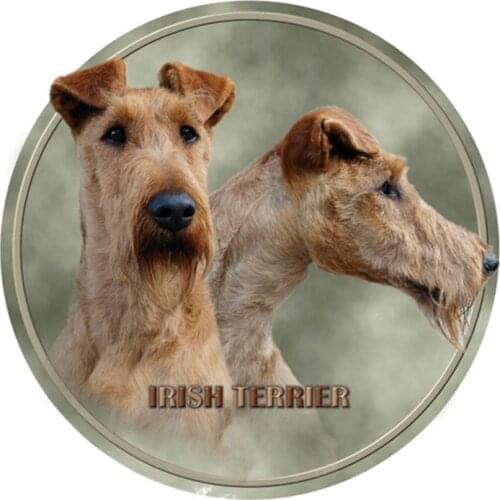 S40387# Various Sizes PVC Decal Irish Setter Dog V2 Pet Animal Car Sticker For Bumper Rear Window Laptop Refrigerator Toilet