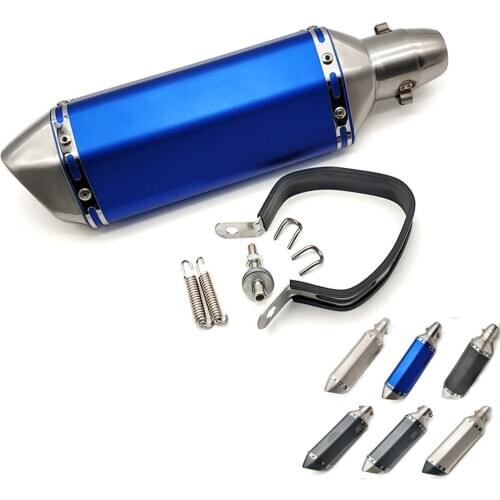 36-51mm Universal Modified Motorcycle Exhaust Muffler with DB Killer For Yamaha FZ600 TRX850 FZR400 XJ6 DIVERSION