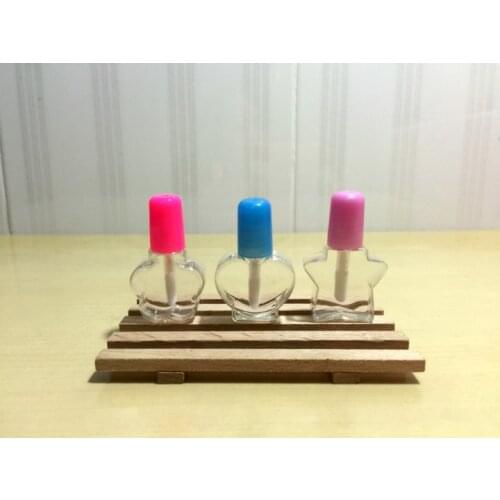 100PCS Empty Transparent Plastic Small Lip Gloss Tube DIY Cosmetic Container Lip Gloss Tube Star Heart Shape 4ml 5ml 8ml