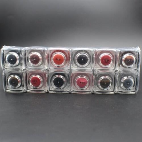 12 Pcs Tattoo Microblading Pigment Paste Tattoo Ink Pigment Kit For Permanent Makeup Manual Eyebrow Lips
