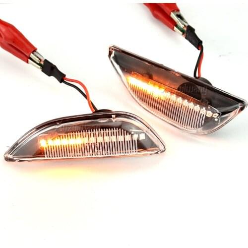 2PCS Led Dynamic Side Marker Turn Signal Light lamp For Opel Mokka X 2012-2016 MOKKA X 2016-2019 Chevrolet Trax