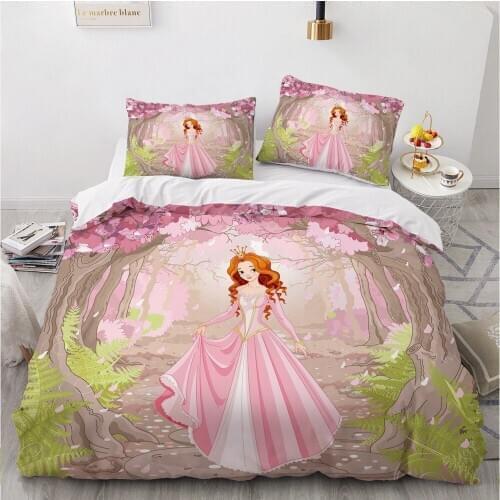 3D Luxury Bedding Set Duvet Cover Set Comforter Queen King Queen Double Single Size Blue Cartoon Design Custom Bedclothes