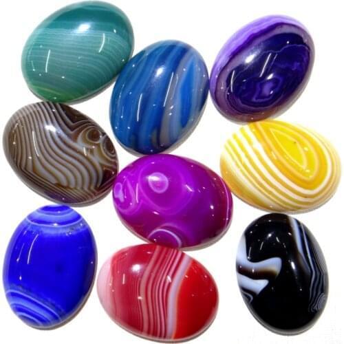 40x30mm Natural stone Quartz crystal tiger eye Turquoises Opal Cabochon Pendant for diy Jewelry making necklace Accessories1pcs