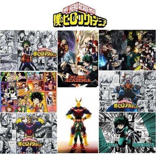 Anime Boku No Hero Academia Polypropylene A3 9 pieces Posters wall poster PPP057