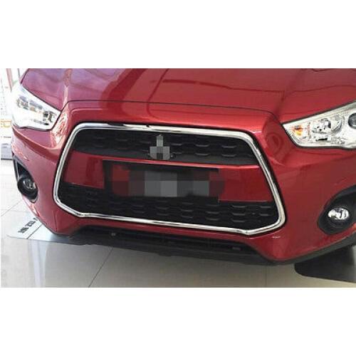 ABS Chrome Front Grill Grille Frame For Mitsubishi ASX/Outlander Sport 2013-2015
