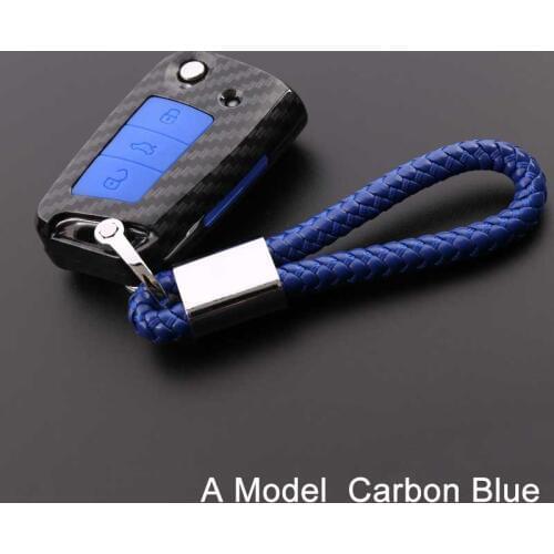 ABS+Silicone Key Case Cover For VW Polo Golf 7 Tiguan for Skoda Octavia Kodiaq Karoq for SEAT Ateca Leon Ibiza 2015 2016 2017