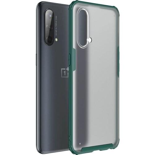 Acrylic Bumper Armor Back Case for OnePlus Nord CE 5G 2021 Crystal Case 360 Protective Matte Skin One Plus CE Shockproof Cover