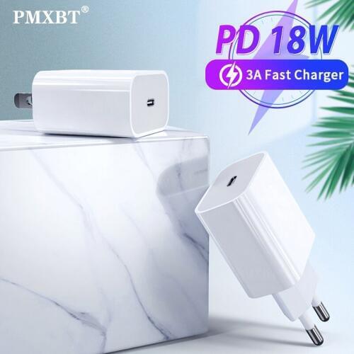 Quick Charge 4,0 3,0 QC PD Charger 18W QC 4.0 QC 3.0 USB Typ C EU US UK Wall Charger for iPhone 11 Pro Xiaomi Samsung PD Charger