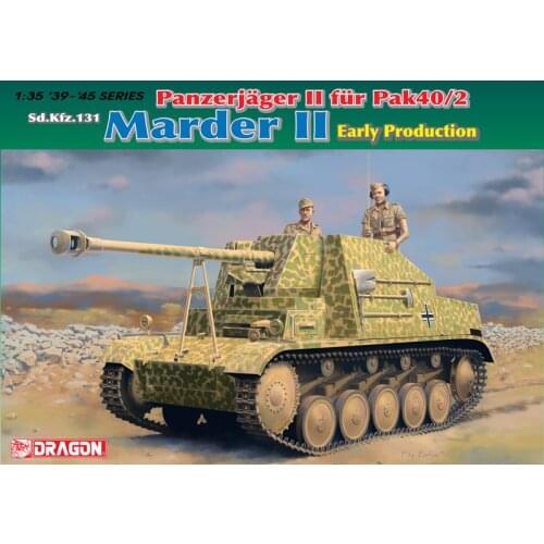 DRAGON 6769 1/35 Panzerjager II fur Pak 40/2, Sd.Kfz.131 Marder II [Early] - Scale model Kit