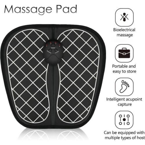 EMS Electric Foot Massager Pad Vibrator Muscle Stimulator Feet Mat Improve Blood Circulation Relieve Pain Health Care Machine