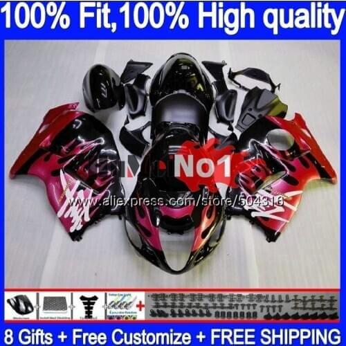 Injection For SUZUKI Hayabusa GSXR 1300 2008 2009 10 11 12 Red flames 29MC.216 GSXR-1300 GSXR1300 08 09 2010 2011 2012 Fairing
