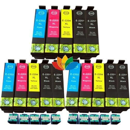 15 PK Compatible T220XL Ink Cartridges for Epson XP420 XP320 Workforce WF-2630 WF-2650 WF-2660 WF-2750 WF-2760 Printer