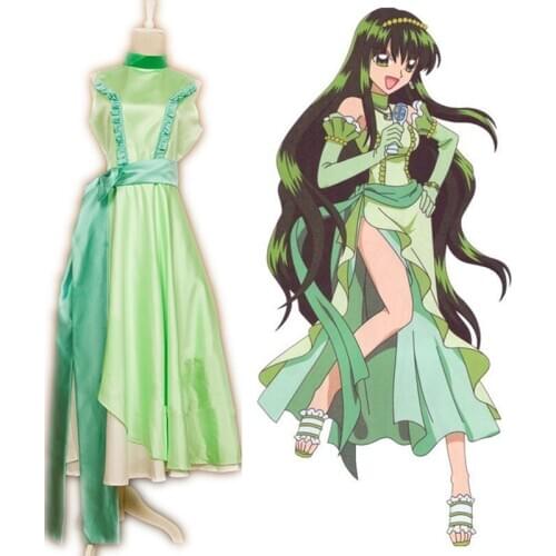 Hot Anime Mermaid Melody Pichi Pichi Pitch Toin Rina Cosplay Costume Princess Dress Brand New For Replica Carnival Party
