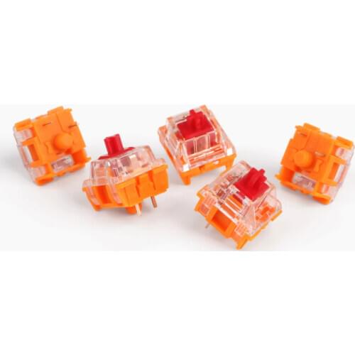 TTC V3 gold red switch 43g linear switches 3 pin for mechanical keyboard rgb light