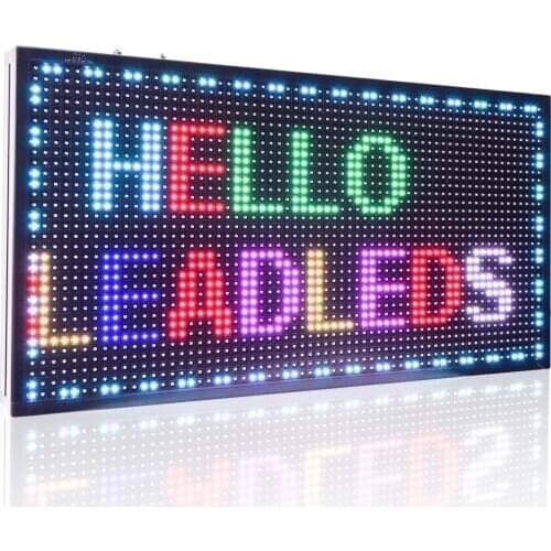 Multicolor Led Display Screen Scrolling Message Board App Programmable Wireless Smart Led Sign Advertising Lighting 1-4 lines