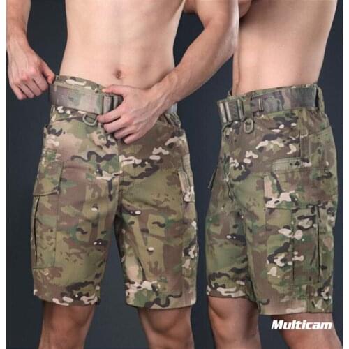 Tactical Multicam Mens Short Summer Five Cents Trousers Sports Military Combat Workout Pants For Outdoor Hunting
