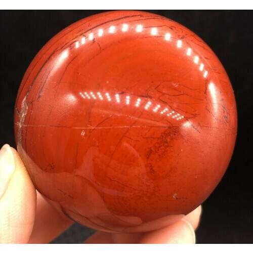 7cm Natural crystal Red jasper ball reiki treatment table decoration natural stone gift