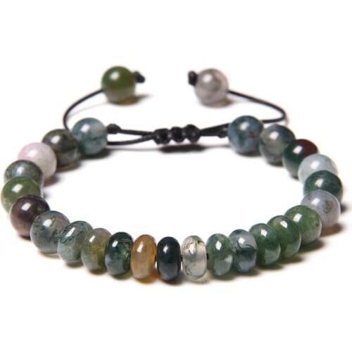 New Braided Bracelet Natural Agates Tiger Eye Amethysts Quartz Stone Beads Bracelet Jewelry for Women Men Energy Yoga Jewelry