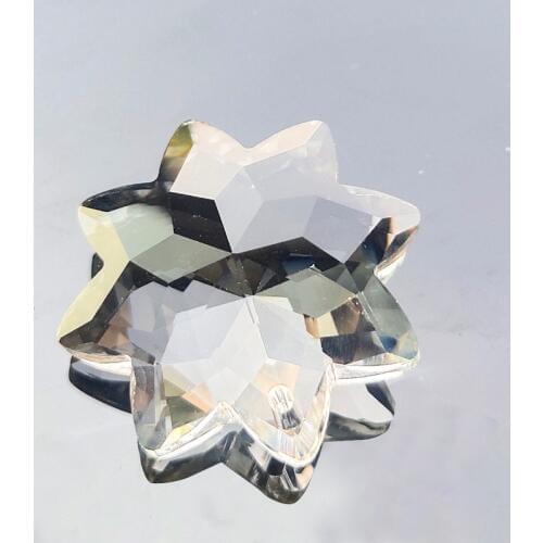 New Clear Octagonal Crystal Suncatcher Chandelier Crystals Prisms Pendants Hanging Ornament Home Decor Lighting Accessories 40MM