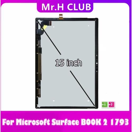 Original 15 inch LCD For Microsoft Surface Book 2 Book2 1793 LCD Display Touch Screen Digitizer Assembly LP150QD1-SPA1 3240x2160