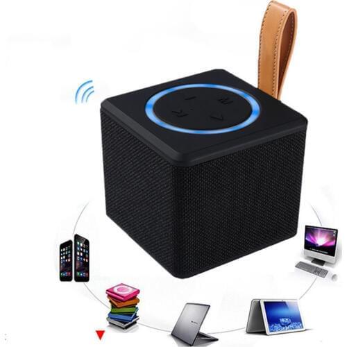 5W Portable Mini Wireless Bluetooth Speaker Fabric Leather design speakers Loudspeaker For Smartphone mp3 iphone xiaomi huawei