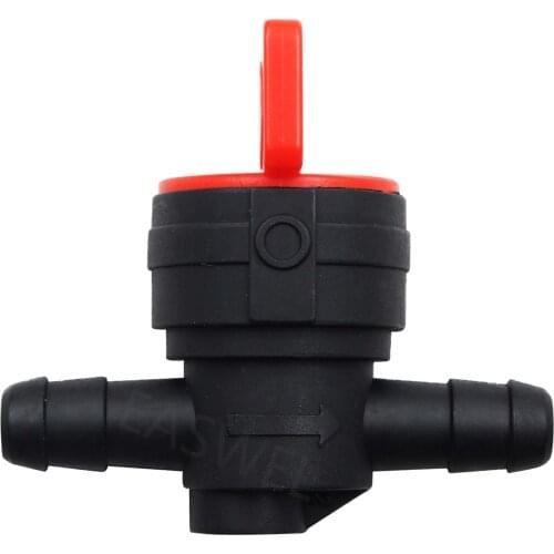 1/4" In-Line Straight Fuel Gas Shut Cut Off Valve Petcock Motorcycle Cut Tackle