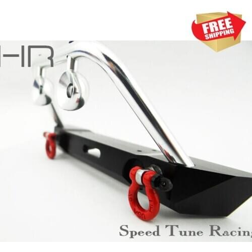 Radio control RC Hot Racing Axial SCX10 bumper with LED mounting option upgrade parts