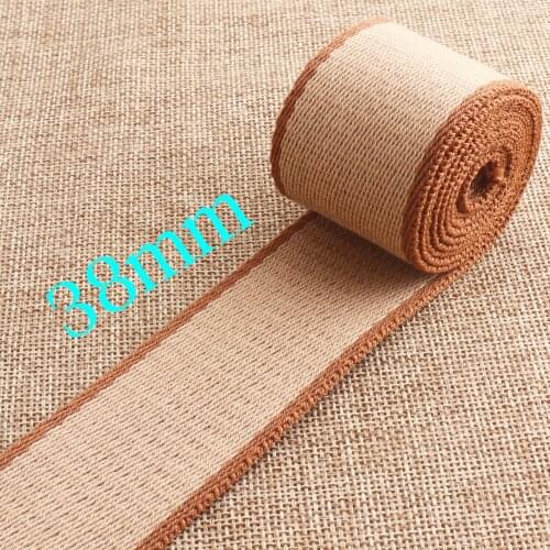 38mm Webbing Cotton Webbing Nylon Webbing Woven Canvas Purse Strap Striped Canvas Strap Ribbon Canvas Webbing Bag Strap