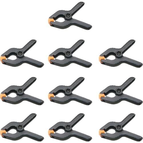 10 Pcs / 5 Pcs Heavy Duty Spring Clamps for Woodworking Photo Backdrop Clips Tarpaulin Clip Pilers, 2 Sizes to Choose