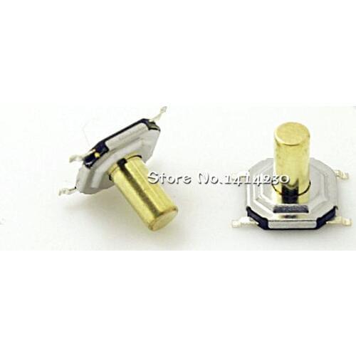 100PCS 4*4*5mm 4x4x 5MM 4X4X5mm Tactile Push Button Switch Tact 4 Pin Switch Micro Switch SMD