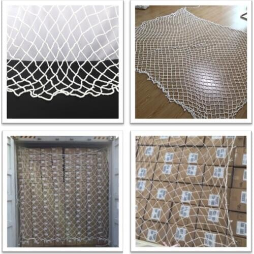 2.4x2.4/2.6m Container Protection Net Pet Dog Plush Cat Balcony Railing Stairs Baby Against Falling Fence Kids Safety Netting