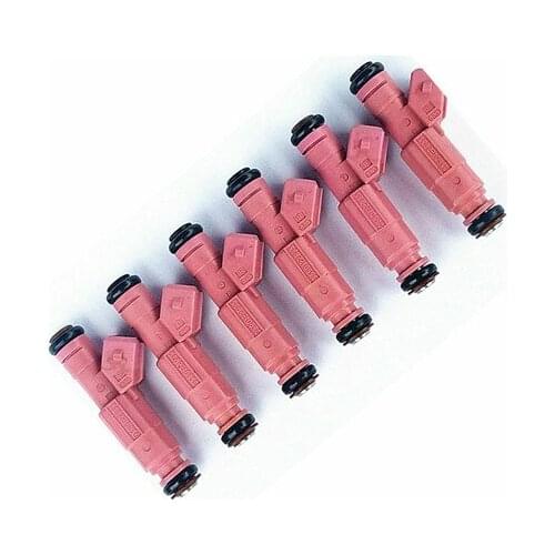 6pcs OEM Fuel Injectors Set for 1999 Volvo S80 2.9L 2917CC l6 Flow Matched Pink