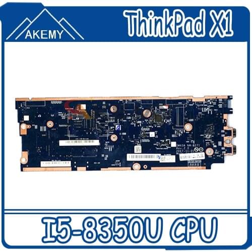 Akemy For Lenovo ThinkPad X1 Tablet Evo motherboard SR3LA I5-8350U CPU UHD 620 8G RAM 01AW888 DMX3A NM-B271