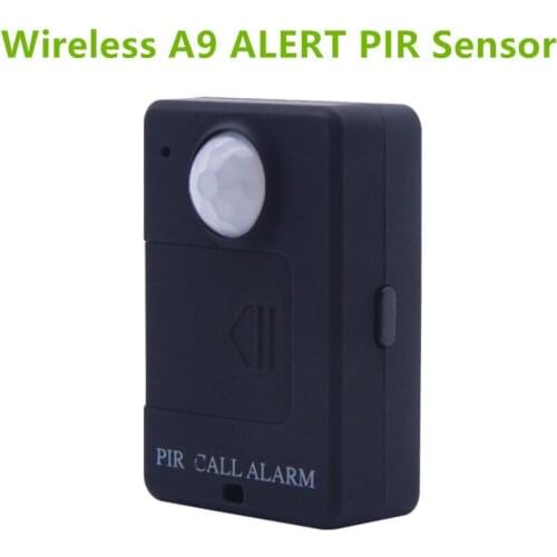 Wireless Mini PIR Alert Sensor Infrared GSM Wireless Alarm Monitor Motion Detection Remote-control Setting Anti-theft Alarm Tool