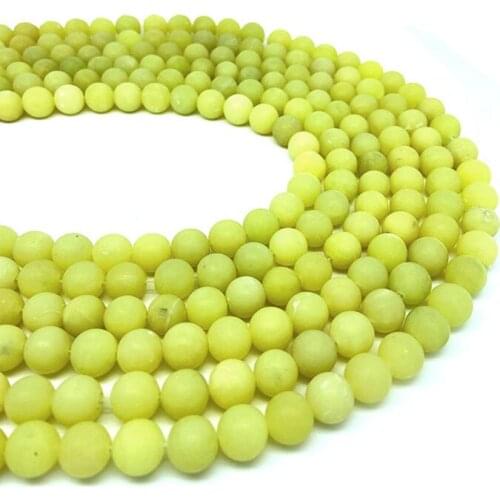 6-12mm Natural Gemstone Topaz Quartz Frosted Stone Bead Loose Bead Jewelry Making Bracelet Necklace DIY Energy Crystal String