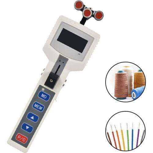 10N Digital tension meter for textile yarn metal wire cabon fiber wire tensiometer 1000cN tension gauge