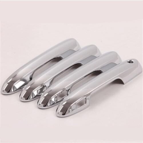 Handle Cover Decor For Toyota Rav 4 Rav4 2019 2020 2021 Carbon/Chrome Car side door Handle Cover Trim Sticker Decor Accessories