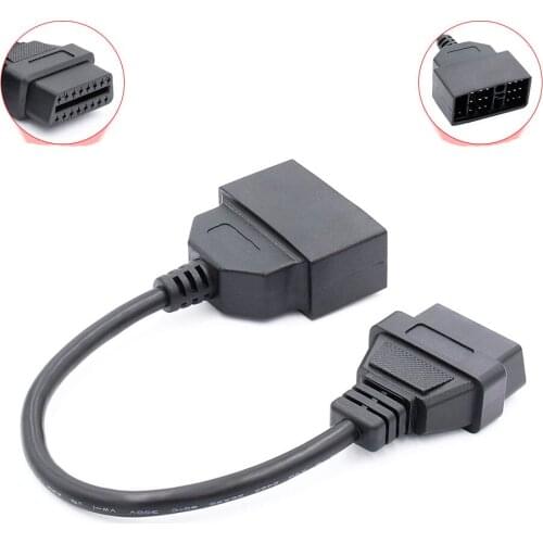 For Toyota 22Pin to OBDII 16Pin Female Connector Adapter Cable DLC Lead For Toyota 17 Pin Female to OBD2 16 Pin High quality