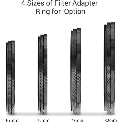 UURig 67mm/72mm/77mm/82mm Magnetic Lens Filter Adapter Ring for Canon Nikon Sony DSLR Camera Universal Filter Mouting Ring
