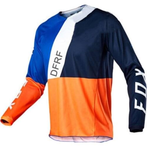 2021 Summer Outdoor Cycling Jersey Cross-Country Motorcycle Shirt mountain Bike Cycling Wear Long-Sleeved Breathable