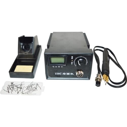 60W/110V Digital Single Pen & Socket Woodburner Multifunction Pyrography Machine This item is a professional multifunction mac