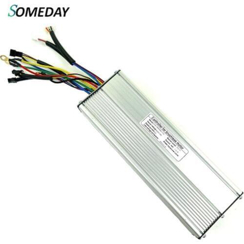 SOMEDAY Kunteng KT 56V-90V 50A Electric Bicycle Standard Square Wave Controller for Ebike 3000W BLDC Motor Conversion Kit