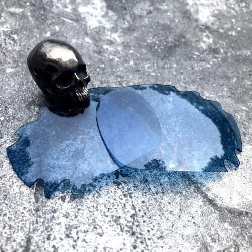 Firtox True Polarized Enhanced Replacement Lenses for-Oakley Jawbone Vented Sunglass (Lens Only)-HD Blue