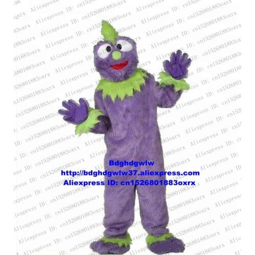 Purple Devil Demon Fiend Monster Freak Monstrosity Mascot Costume Cartoon Character Holiday Celebrate People Wear Them zx2578
