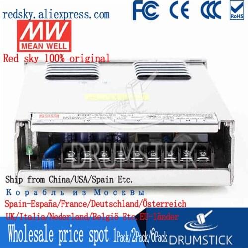 Steady MEAN WELL ERP-350-24 24V 14.6A meanwell ERP-350 24V 350.4W Single Output Switching Power Supply