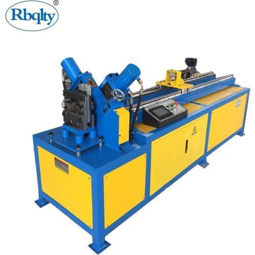 HVAC DUCT CNC steel flange making machine